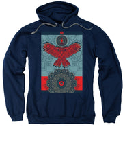 Rubino Spirit Owl - Sweatshirt Sweatshirt Pixels Navy Small 