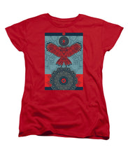 Rubino Spirit Owl - Women's T-Shirt (Standard Fit) Women's T-Shirt (Standard Fit) Pixels Red Small 