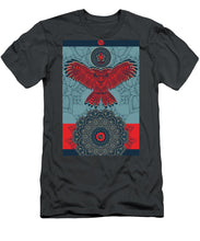 Rubino Spirit Owl - Men's T-Shirt (Athletic Fit) Men's T-Shirt (Athletic Fit) Pixels Charcoal Small 