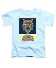 Rubino Spirit Wolf - Toddler T-Shirt Toddler T-Shirt Pixels Light Blue Small 