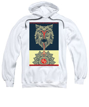 Rubino Spirit Wolf - Sweatshirt Sweatshirt Pixels White Small 