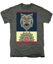 Rubino Spirit Wolf - Men's Premium T-Shirt Men's Premium T-Shirt Pixels Platinum Heather Small 