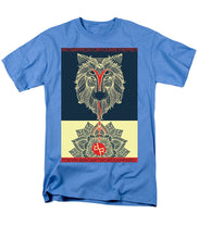 Rubino Spirit Wolf - Men's T-Shirt  (Regular Fit) Men's T-Shirt (Regular Fit) Pixels Carolina Blue Small 