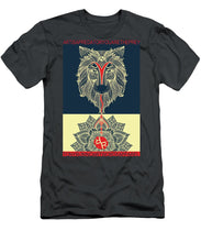 Rubino Spirit Wolf - Men's T-Shirt (Athletic Fit) Men's T-Shirt (Athletic Fit) Pixels Charcoal Small 