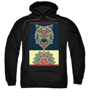 Rubino Spirit Wolf - Sweatshirt Sweatshirt Pixels Black Small 