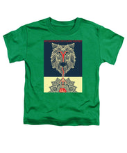 Rubino Spirit Wolf - Toddler T-Shirt Toddler T-Shirt Pixels Kelly Green Small 