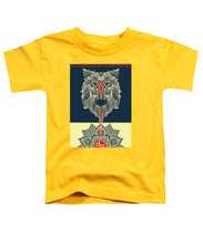 Rubino Spirit Wolf - Toddler T-Shirt Toddler T-Shirt Pixels Yellow Small 