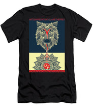 Rubino Spirit Wolf - Men's T-Shirt (Athletic Fit) Men's T-Shirt (Athletic Fit) Pixels Black Small 