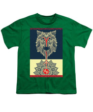 Rubino Spirit Wolf - Youth T-Shirt Youth T-Shirt Pixels Kelly Green Small 