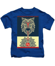 Rubino Spirit Wolf - Kids T-Shirt Kids T-Shirt Pixels Royal Small 
