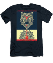 Rubino Spirit Wolf - Men's T-Shirt (Athletic Fit) Men's T-Shirt (Athletic Fit) Pixels Navy Small 