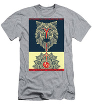 Rubino Spirit Wolf - Men's T-Shirt (Athletic Fit) Men's T-Shirt (Athletic Fit) Pixels Heather Small 