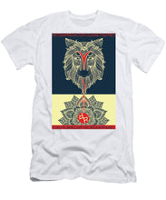 Rubino Spirit Wolf - Men's T-Shirt (Athletic Fit) Men's T-Shirt (Athletic Fit) Pixels White Small 