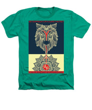 Rubino Spirit Wolf - Heathers T-Shirt Heathers T-Shirt Pixels Kelly Green Small 