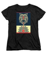 Rubino Spirit Wolf - Women's T-Shirt (Standard Fit) Women's T-Shirt (Standard Fit) Pixels Black Small 