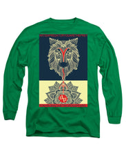 Rubino Spirit Wolf - Long Sleeve T-Shirt Long Sleeve T-Shirt Pixels Kelly Green Small 