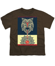 Rubino Spirit Wolf - Youth T-Shirt Youth T-Shirt Pixels Coffee Small 