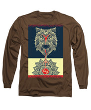 Rubino Spirit Wolf - Long Sleeve T-Shirt Long Sleeve T-Shirt Pixels Coffee Small 