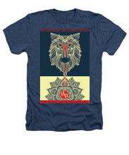 Rubino Spirit Wolf - Heathers T-Shirt Heathers T-Shirt Pixels Navy Small 