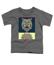 Rubino Spirit Wolf - Toddler T-Shirt Toddler T-Shirt Pixels Charcoal Small 