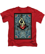 Rubino Steampunk Rise - Kids T-Shirt Kids T-Shirt Pixels Red Small 