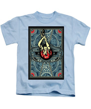 Rubino Steampunk Rise - Kids T-Shirt Kids T-Shirt Pixels Light Blue Small 
