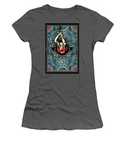 Rubino Steampunk Rise - Women's T-Shirt (Athletic Fit) Women's T-Shirt (Athletic Fit) Pixels Charcoal Small 