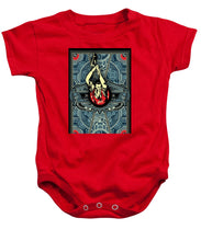 Rubino Steampunk Rise - Baby Onesie Baby Onesie Pixels Red Small 