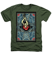 Rubino Steampunk Rise - Heathers T-Shirt Heathers T-Shirt Pixels Military Green Small 