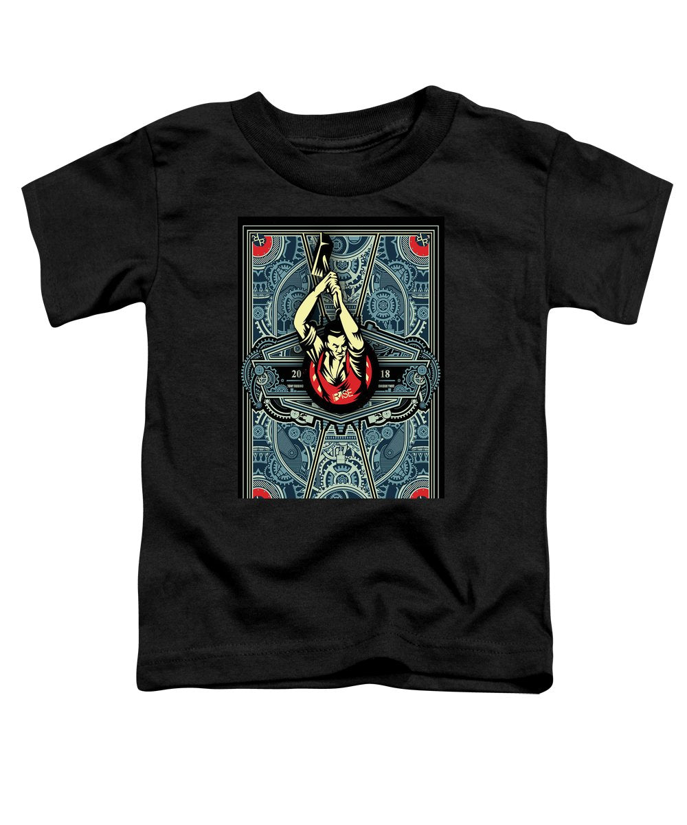 Rubino Steampunk Rise - Toddler T-Shirt Toddler T-Shirt Pixels Black Small 