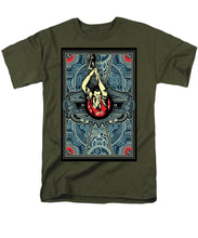 Rubino Steampunk Rise - Men's T-Shirt  (Regular Fit) Men's T-Shirt (Regular Fit) Pixels Military Green Small 