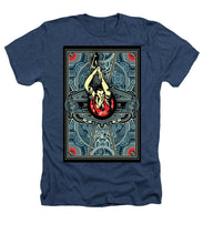 Rubino Steampunk Rise - Heathers T-Shirt Heathers T-Shirt Pixels Navy Small 