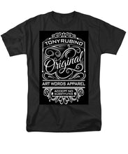 Rubino Vintage Original - Men's T-Shirt  (Regular Fit) Men's T-Shirt (Regular Fit) Pixels Black Small 