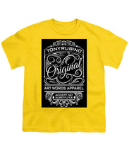 Rubino Vintage Original - Youth T-Shirt Youth T-Shirt Pixels Yellow Small 