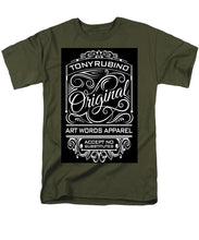 Rubino Vintage Original - Men's T-Shirt  (Regular Fit) Men's T-Shirt (Regular Fit) Pixels Military Green Small 
