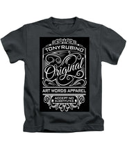 Rubino Vintage Original - Kids T-Shirt Kids T-Shirt Pixels Charcoal Small 