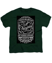 Rubino Vintage Original - Youth T-Shirt Youth T-Shirt Pixels Hunter Green Small 