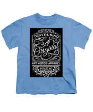 Rubino Vintage Original - Youth T-Shirt Youth T-Shirt Pixels Carolina Blue Small 