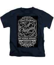 Rubino Vintage Original - Kids T-Shirt Kids T-Shirt Pixels Navy Small 