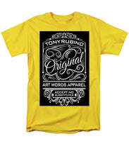 Rubino Vintage Original - Men's T-Shirt  (Regular Fit) Men's T-Shirt (Regular Fit) Pixels Yellow Small 