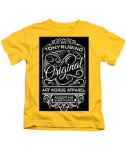 Rubino Vintage Original - Kids T-Shirt Kids T-Shirt Pixels Yellow Small 
