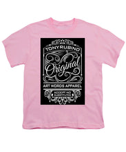 Rubino Vintage Original - Youth T-Shirt Youth T-Shirt Pixels Pink Small 