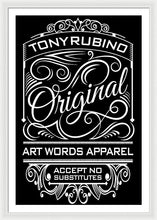 Rubino Vintage Original - Framed Print Framed Print Pixels 32.000" x 48.000" White White