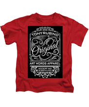 Rubino Vintage Original - Kids T-Shirt Kids T-Shirt Pixels Red Small 