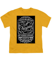 Rubino Vintage Original - Youth T-Shirt Youth T-Shirt Pixels Gold Small 