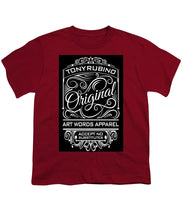 Rubino Vintage Original - Youth T-Shirt Youth T-Shirt Pixels Cardinal Small 