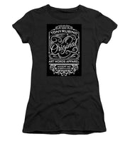 Rubino Vintage Original - Women's T-Shirt (Athletic Fit) Women's T-Shirt (Athletic Fit) Pixels Black Small 