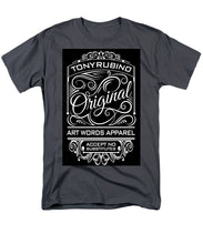 Rubino Vintage Original - Men's T-Shirt  (Regular Fit) Men's T-Shirt (Regular Fit) Pixels Charcoal Small 