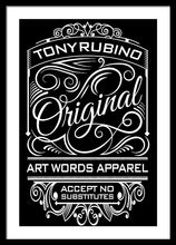 Rubino Vintage Original - Framed Print Framed Print Pixels 20.000" x 30.000" Black White