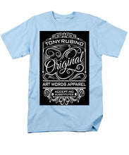 Rubino Vintage Original - Men's T-Shirt  (Regular Fit) Men's T-Shirt (Regular Fit) Pixels Light Blue Small 